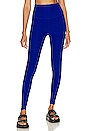 view 1 of 4 Spacedye Caught In The Midi Legging in Electric Royal Heather