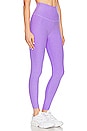 view 2 of 4 Spacedye Caught in the Midi High Waisted Legging in Bright Amethyst Heather