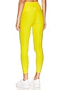 view 3 of 4 Spacedye At Your Leisure High Waisted Midi Legging in Yellow Flower Heather