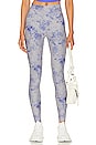 view 1 of 4 Softmark Caught In The Midi High Waisted Legging in Underwater Floral