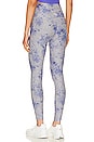 view 3 of 4 Softmark Caught In The Midi High Waisted Legging in Underwater Floral