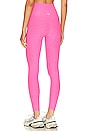 view 3 of 4 Spacedye Caught In The Midi High Waisted Legging in Pink Punch Heather