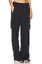 view 2 of 4 City Chic Cargo Pant in Black