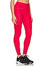view 2 of 4 Powerbeyond Strive High Waisted Midi Legging in Retro Red