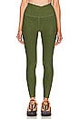 view 1 of 4 LEGGINGS MIDI SPACEDYE AT YOUR LEISURE in Moss Green Heather