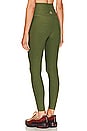 view 3 of 4 Spacedye At Your Leisure Midi Legging in Moss Green Heather