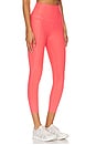 view 2 of 6 Spacedye Out Of Pocket High Waisted Capri Legging in Coral Glow Heather