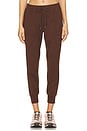view 1 of 6 Heather Rib Street Jogger in Espresso Heather Rib