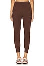 view 4 of 6 Heather Rib Street Jogger in Espresso Heather Rib