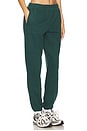 view 2 of 6 Luxe Fleece Sweatpant in Dark Spruce Green