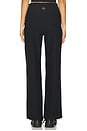 view 5 of 7 Spacedye Laid Back Stripe Pant in Darkest Night & Cloud White