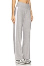 view 3 of 7 Spacedye Laid Back Stripe Pant in Silver Mist & Cloud White