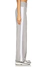 view 4 of 7 Spacedye Laid Back Stripe Pant in Silver Mist & Cloud White