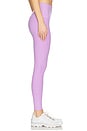 view 3 of 6 Spacedye Caught in The Midi High Waisted Legging in Lilac Petal Heather