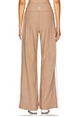 view 5 of 7 Spacedye Laid Back Stripe Pant in Desert Sand Heather & Cloud White