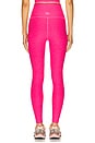 view 4 of 6 Spacedye Caught in The Midi High Waisted Legging in Vivid Pink Heather