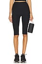 view 1 of 6 High Waisted Pedal Pusher Legging in Darkest Night
