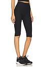view 2 of 6 High Waisted Pedal Pusher Legging in Darkest Night