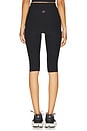 view 4 of 6 High Waisted Pedal Pusher Legging in Darkest Night