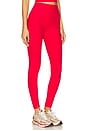 view 2 of 6 Spacedye Caught in The Midi High Waist Leggings in Candy Apple Red