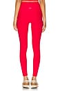 view 4 of 6 Spacedye Caught in The Midi High Waist Leggings in Candy Apple Red