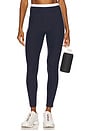 view 1 of 6 Spacedye Trophy High Waisted Leggings in Nocturnal Navy & Cloud White