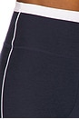 view 6 of 6 Spacedye Trophy High Waisted Leggings in Nocturnal Navy & Cloud White