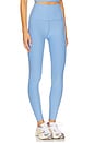 view 2 of 6 Spacedye Caught in The Midi High Waist Leggings in Flower Blue Heather