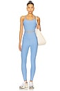view 5 of 6 Spacedye Caught in The Midi High Waist Leggings in Flower Blue Heather