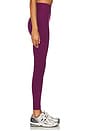 view 3 of 6 Spacedye Caught in The Midi High Waisted Legging in Aubergine Beet