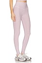 view 2 of 6 Spacedye Caught in The Midi High Waisted Legging in Blush Blooms Heather