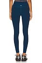 view 4 of 6 Spacedye Caught in The Midi High Waisted Legging in Blue Gem Heather