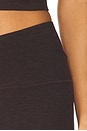 view 6 of 6 Spacedye At Your Leisure High Waisted Midi Legging in Dark Chocolate Heather