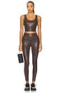 view 5 of 6 Power Shine High Waisted Midi Legging in Viper Espresso