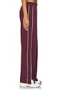 view 3 of 6 Luxe Fleece Piper Wide Leg Pant in Dark Cherry