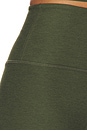 view 6 of 6 Spacedye Caught in The Midi High Waisted Legging in Army Green Heather