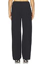 view 4 of 6 Easy Wide Leg Pant in True Black