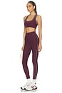 view 6 of 7 Spacedye Ready Midi Legging in Midnight Burgundy Heather
