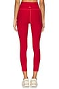 view 4 of 6 Spacedye Ready Midi Legging in Holly Red Heather