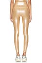 view 4 of 6 High Waisted Midi Legging in Liquid Foil Copper