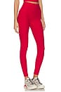 view 2 of 6 Spacedye Caught in The Midi High Waisted Legging in Holly Red Heather