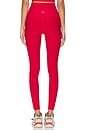 view 4 of 6 Spacedye Caught in The Midi High Waisted Legging in Holly Red Heather