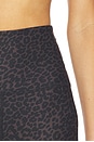 view 6 of 6 Softmark High Waisted Midi Legging in Espresso Leopard