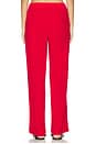 view 4 of 6 Breathe Easy Ribbed Wide Leg Pant in Holly Red