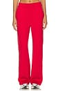 view 1 of 6 Piped Wide Leg Pant in Holly Red