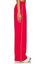 view 3 of 6 Piped Wide Leg Pant in Holly Red