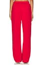 view 4 of 6 Piped Wide Leg Pant in Holly Red