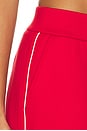 view 6 of 6 Piped Wide Leg Pant in Holly Red