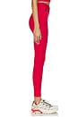 view 3 of 6 Spacedye Centered Midi Legging in Holly Red Heather