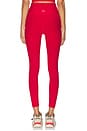 view 4 of 6 Spacedye Centered Midi Legging in Holly Red Heather